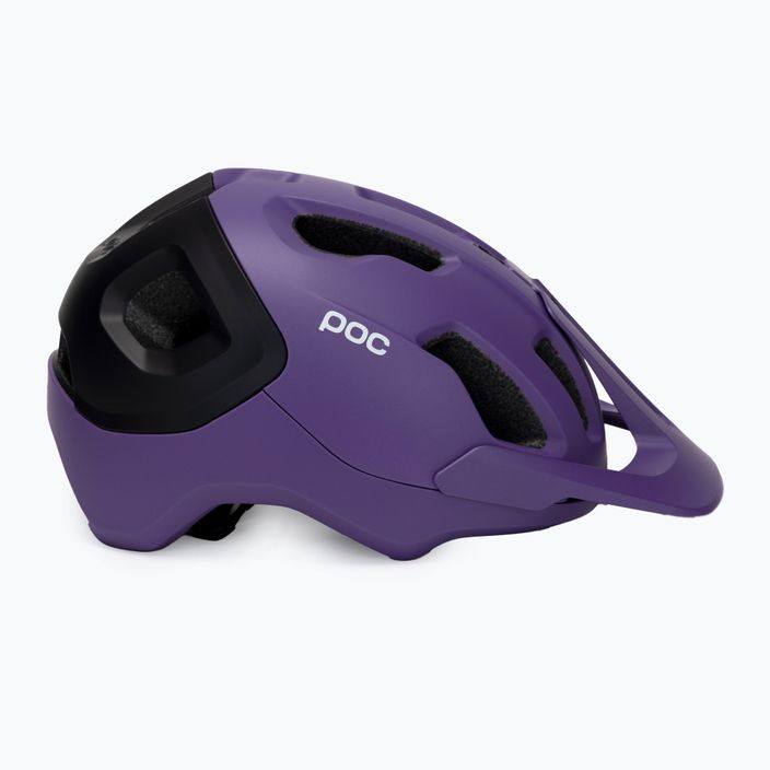 Cască de bicicletă POC Axion Race MIPS sapphire purple/uranium black metallic/matt 3