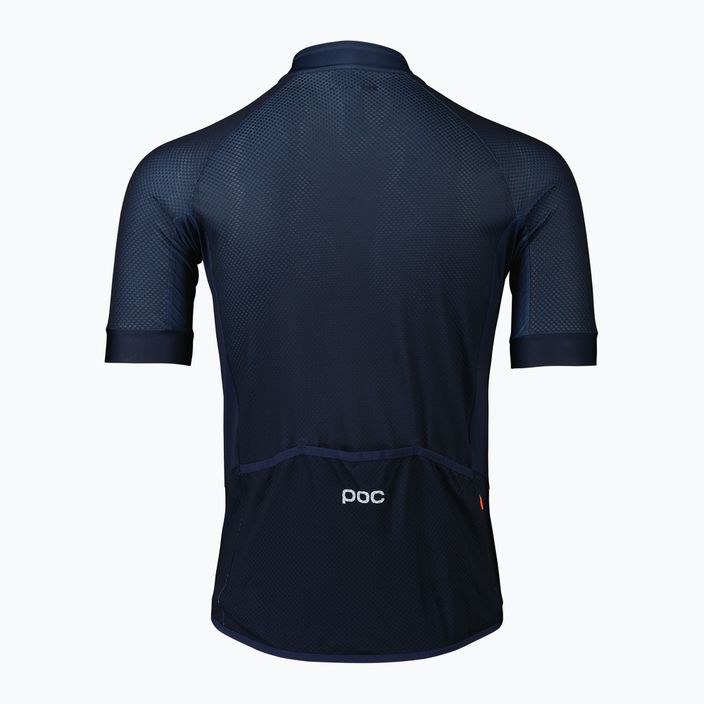 Tricoul de ciclism pentru bărbați POC Essential Road Logo turmaline navy 7