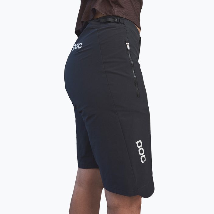 Pantaloni scurți de ciclism pentru femei POC Essential Enduro uranium black 6