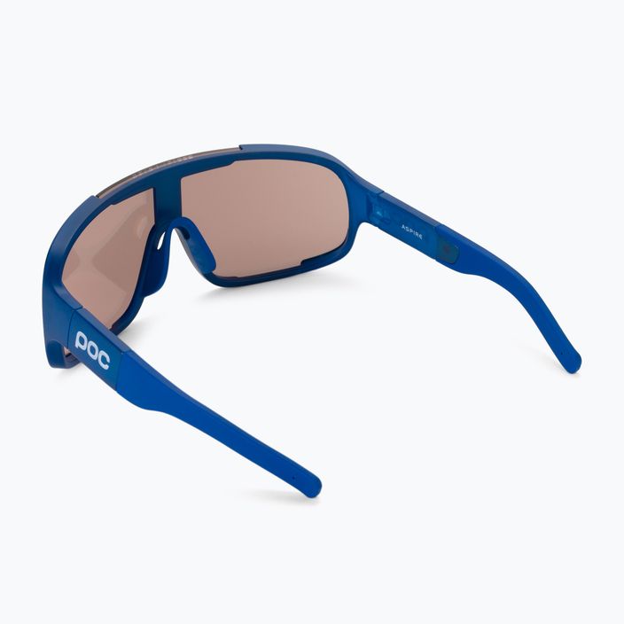 Ochelari de protecție pentru bicicletă POC Aspire opal blue translucent/clarity trail silver 2