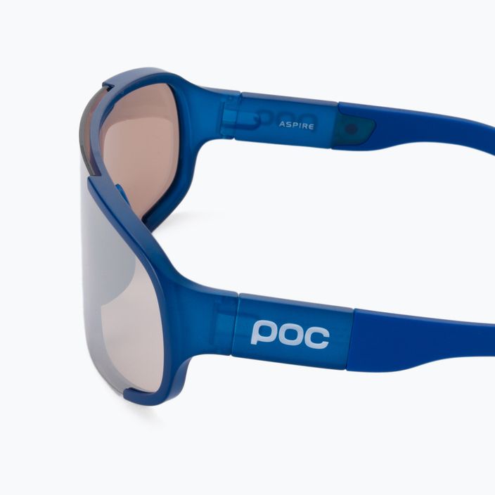 Ochelari de protecție pentru bicicletă POC Aspire opal blue translucent/clarity trail silver 4