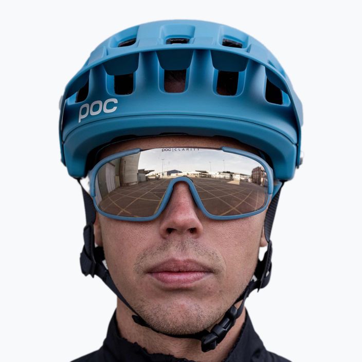 Ochelari de protecție pentru bicicletă POC Crave opal blue translucent/clarity trail silver 6