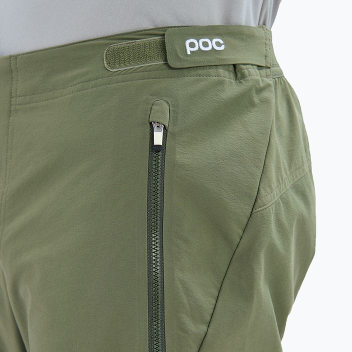Pantaloni scurți de ciclism pentru bărbați POC Essential Enduro epidote green 3