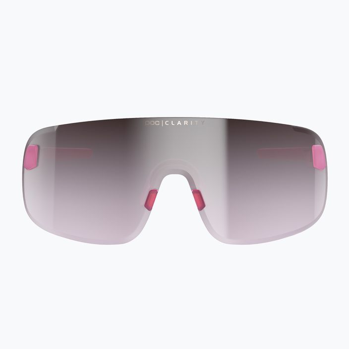 Ochelari de protecție pentru bicicletă POC Elicit actinium pink translucent/clarity road silver 2