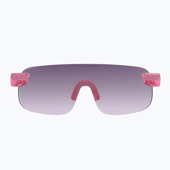 Ochelari de protecție pentru bicicletă POC Elicit actinium pink translucent/clarity road silver 3