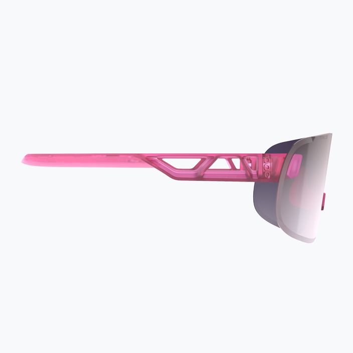 Ochelari de protecție pentru bicicletă POC Elicit actinium pink translucent/clarity road silver 4