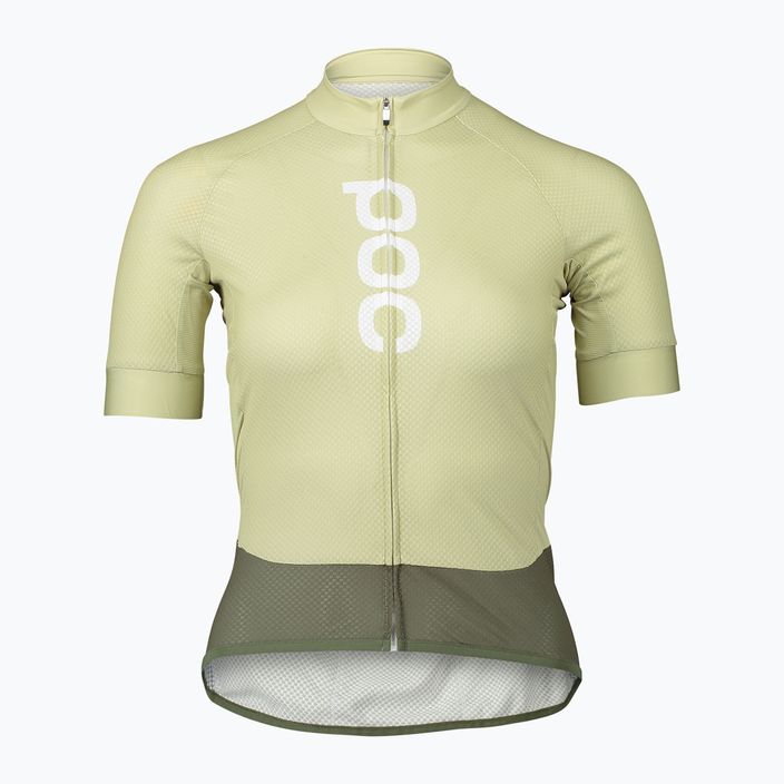 Tricoul de ciclism pentru femei POC Essential Road Logo prehnite green/epidote green 5