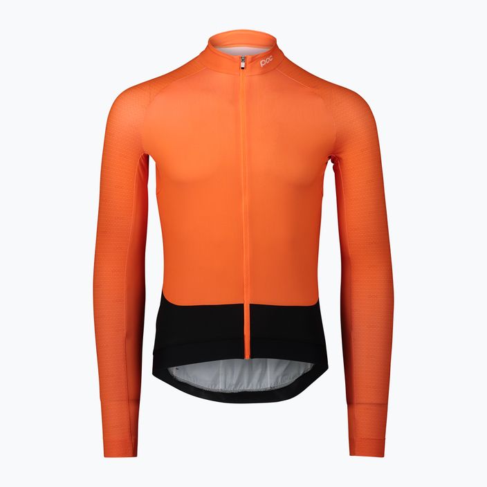 Bărbați de ciclism cu mânecă lungă POC Essential Road poc o zink orange 6