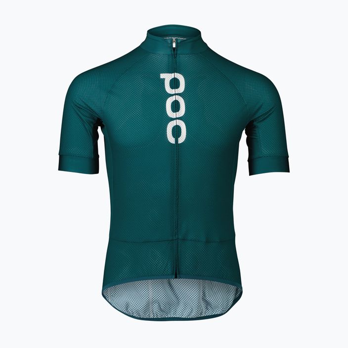 Tricoul de ciclism pentru bărbați POC Essential Road Logo dioptase blue