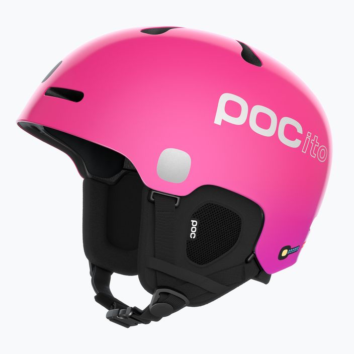 Căști de schi pentru copii POC POCito Fornix MIPS fluorescent pink 9