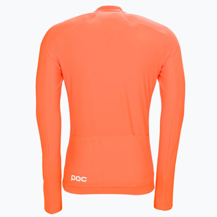 Bărbați de ciclism cu mânecă lungă POC Radiant Jersey zink orange 7