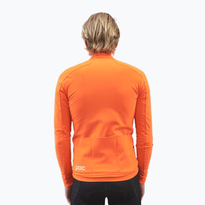 Bărbați de ciclism cu mânecă lungă POC Radiant Jersey zink orange 2