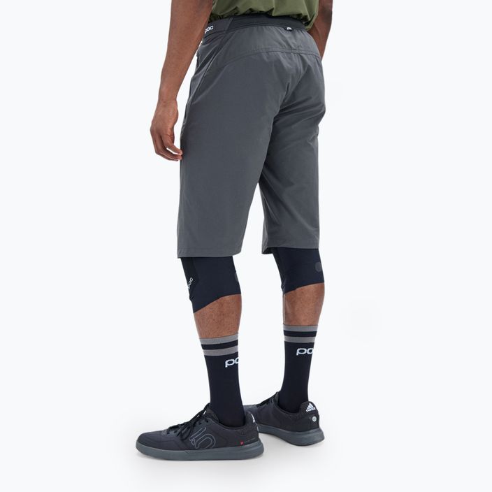 Pantaloni scurți de ciclism pentru bărbați POC Essential Enduro sylvanite grey 2