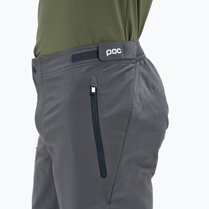 Pantaloni scurți de ciclism pentru bărbați POC Essential Enduro sylvanite grey 3