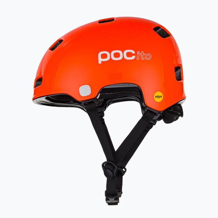 Cască de bicicletă pentru copii POC Pocito Crane MIPS portocaliu fluorescent 5