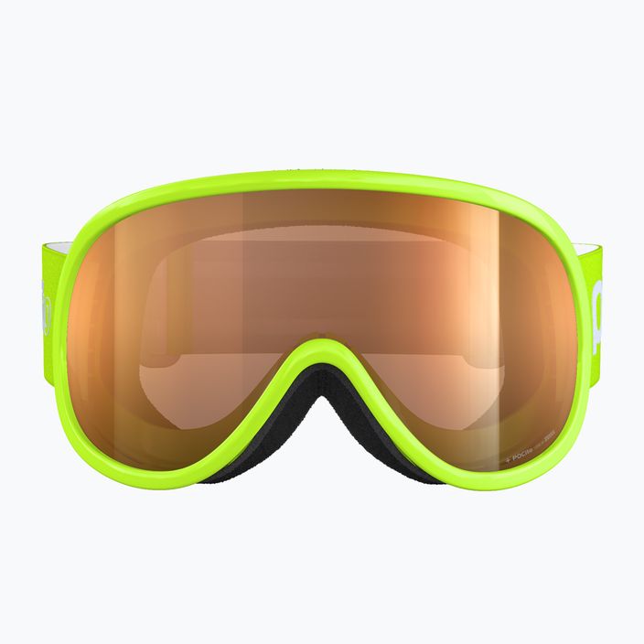 Ochelari de schi pentru copii POC POCito Retina fluorescent yellow/green 2
