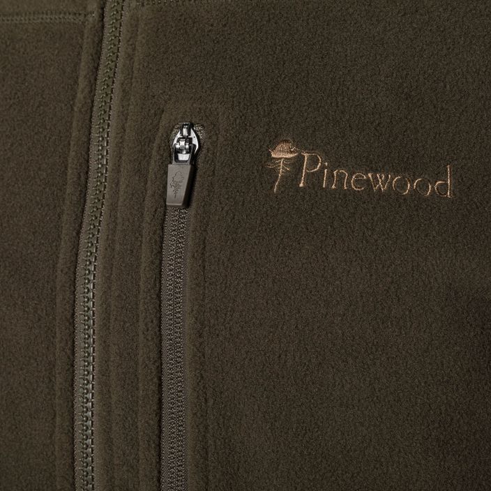 Vestă turistică pentru bărbați Pinewood Pirsch Fleece h.green 3