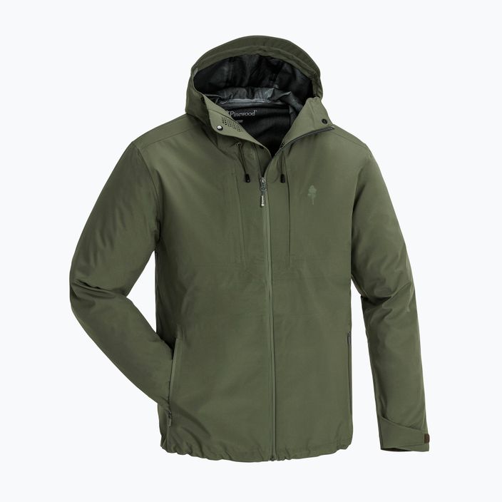 Jachetă de ploaie Abisko/Telluz 3L verde mușchi pentru bărbați Pinewood 4