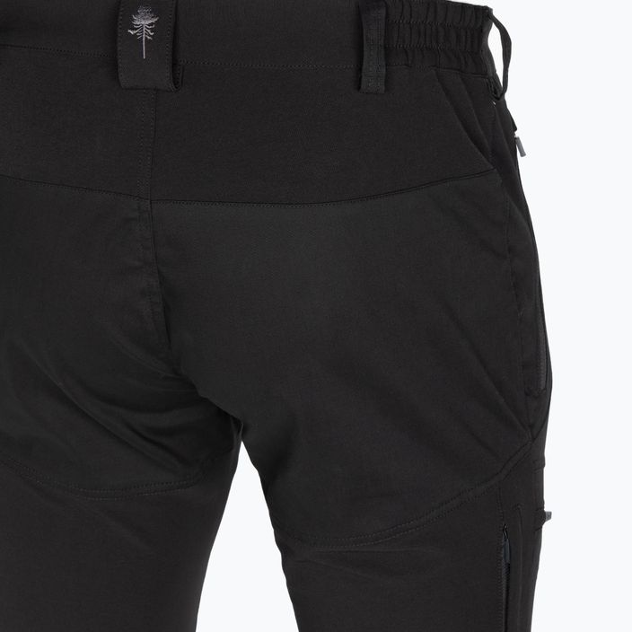 Pantaloni de trekking pentru bărbați Pinewood Finnveden Hybrid negru 4