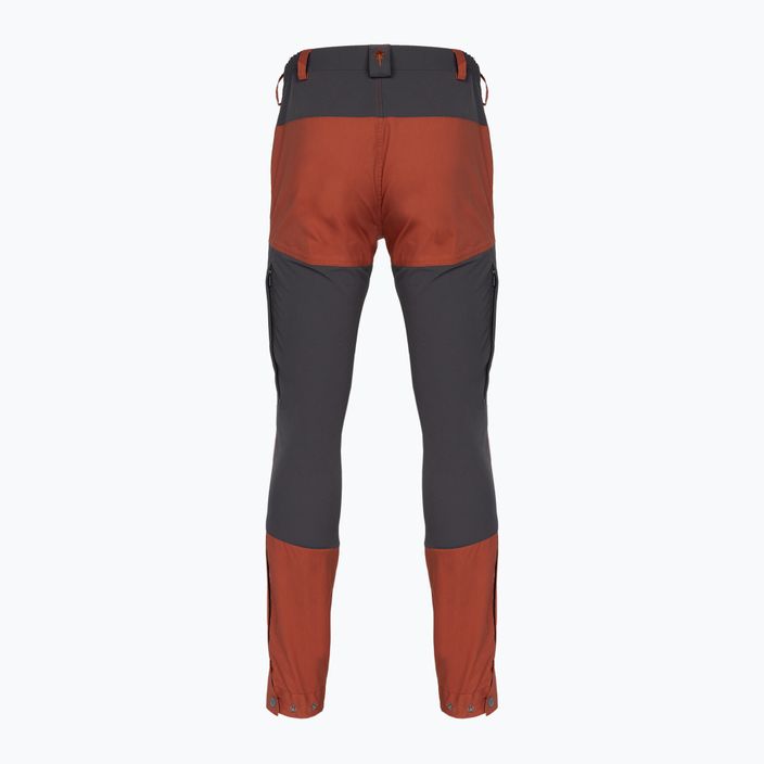 Pantaloni de trekking pentru bărbați Pinewood Finnveden Hybrid d.anthracite/terraco 6