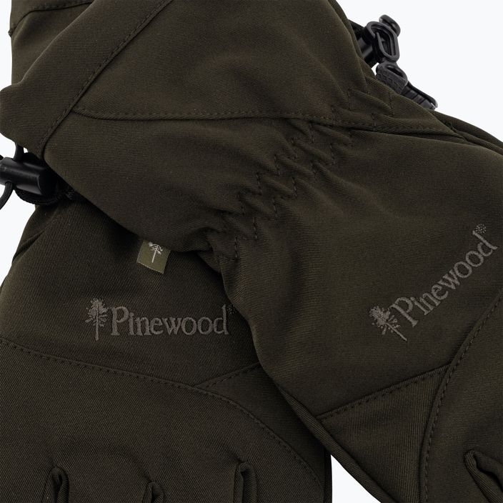 Mănuși de trekking pentru bărbați Pinewood Padded 5-F d.green 5