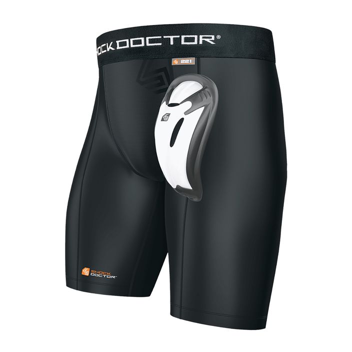 Pantaloni scurți de compresie pentru bărbați Shock Doctor Core Compression negru SHO31 2