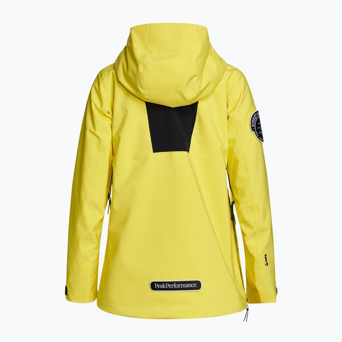 Jachetă de schi pentru femei Peak Performance W Vertixs 2L, galben, G76650010 2