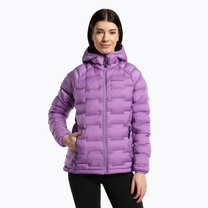 Jachetă cu umplutură sintetică pentru femei Peak Performance W Argon Hood, mov, G76394040
