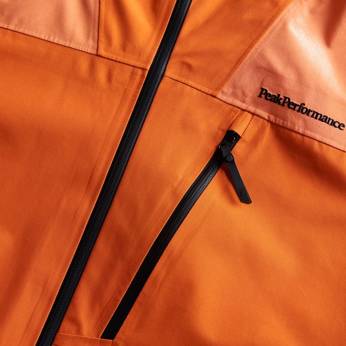 Jachetă de schi pentru femei Peak Performance W Vertical 3L, portocaliu, G76657060 4