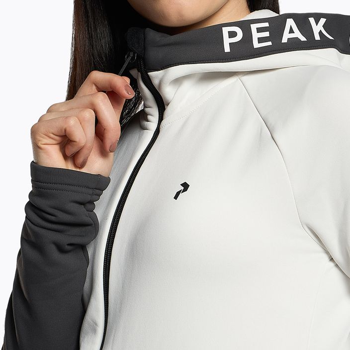 Jachetă cu glugă de schi Peak Performance W Rider Zip Hood, alb, G77089070 5