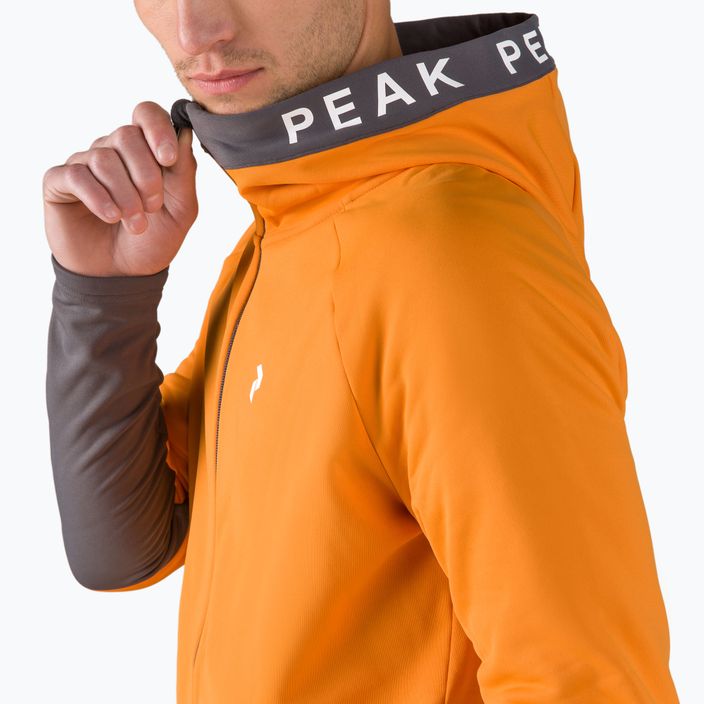 Hanorac cu glugă pentru bărbați Peak Performance Rider portocaliu pentru trekking G77244100 4