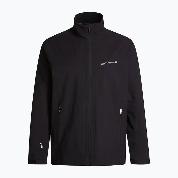 Jachetă bărbătească softshell Peak Performance Velox negru G77187020