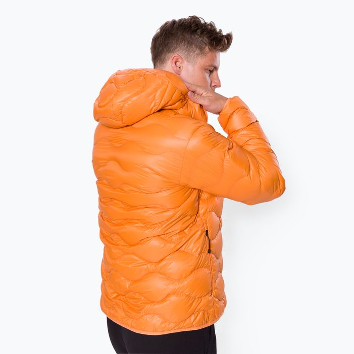 Jachetă bărbătească Peak Performance Down Jacket Helium Down Hood portocaliu G77243110 3
