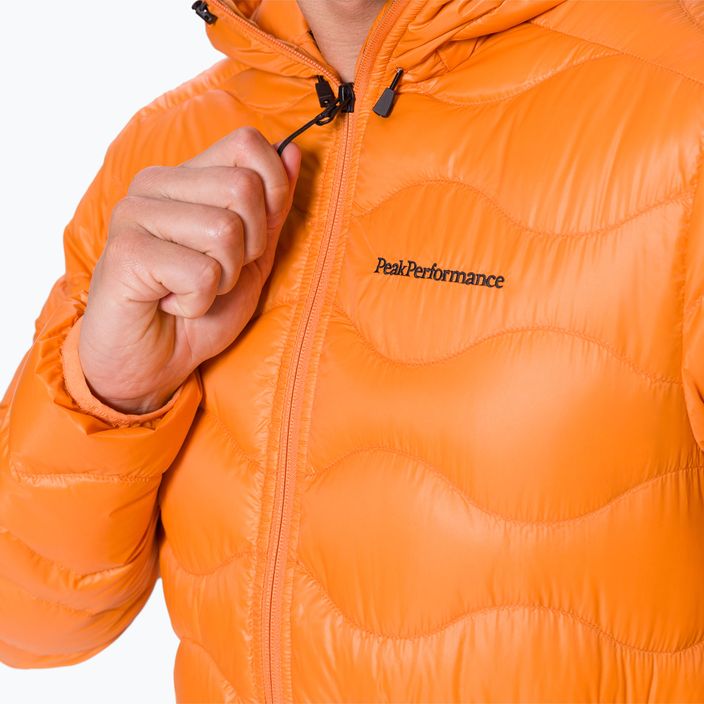 Jachetă bărbătească Peak Performance Down Jacket Helium Down Hood portocaliu G77243110 4