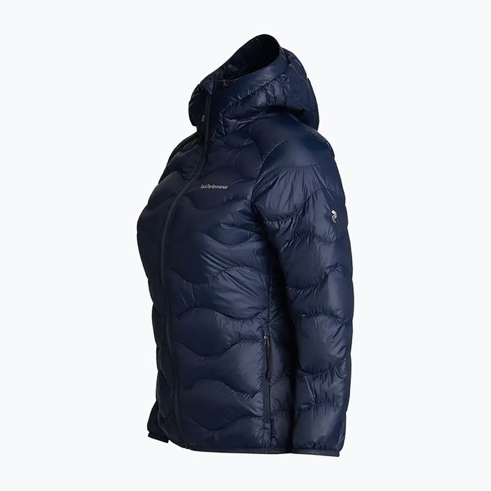 Jachetă din puf pentru femei Peak Performance Helium Down Hood albastru marin G77238010 2