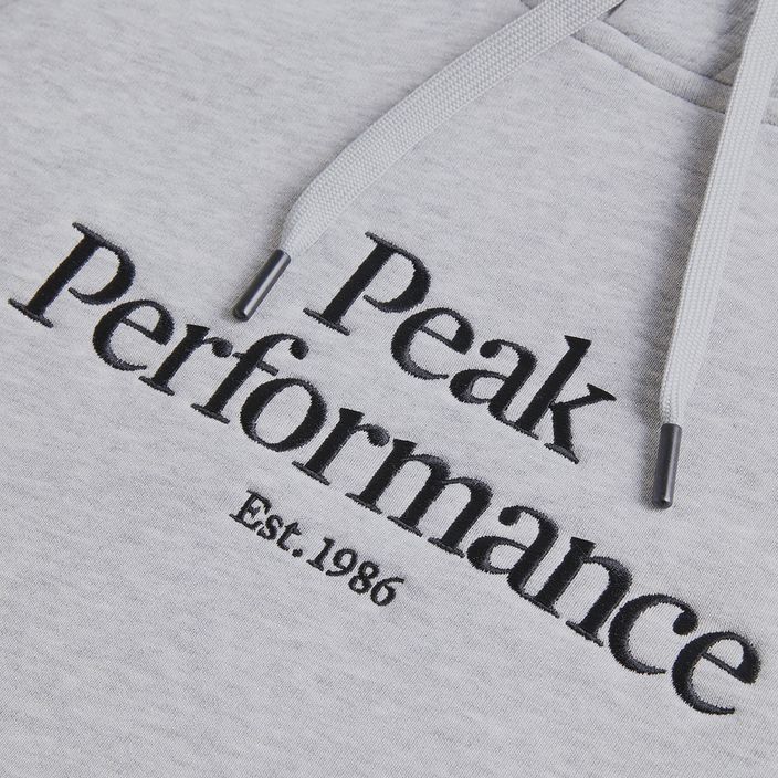Bluză de trekking pentru bărbați Peak Performance Original Hood gri G77756090 6