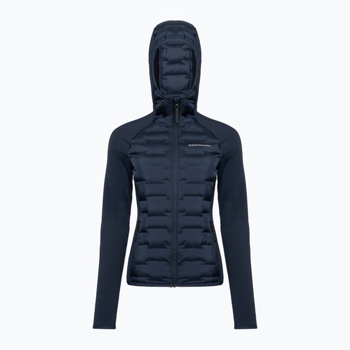 Jachetă cu glugă pentru femei Peak Performance Argon Hybrid Hood albastru marin G77859010