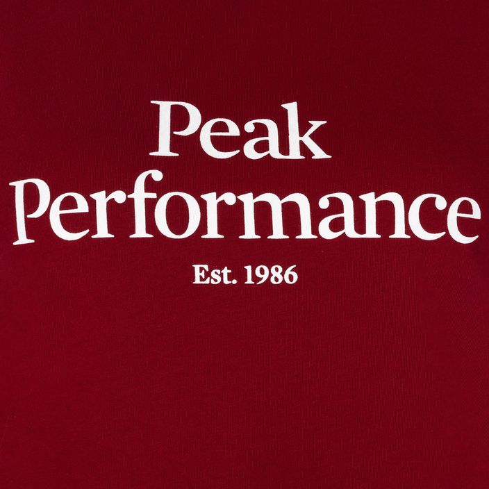 Cămașă de trekking pentru femei Peak Performance Original Tee roșu G77700310 3