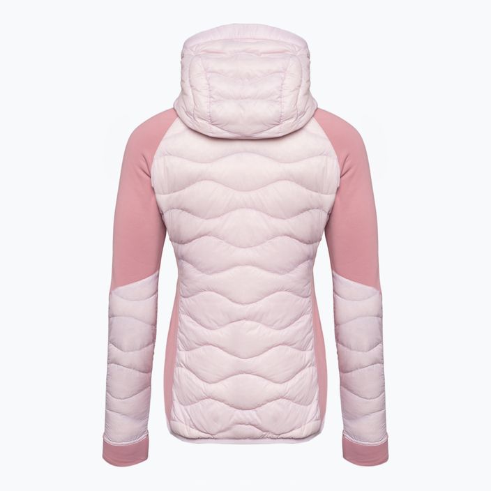 Jachetă cu glugă hibridă Peak Performance Helium Down Hybrid Hood pentru femei roz G77848130 2