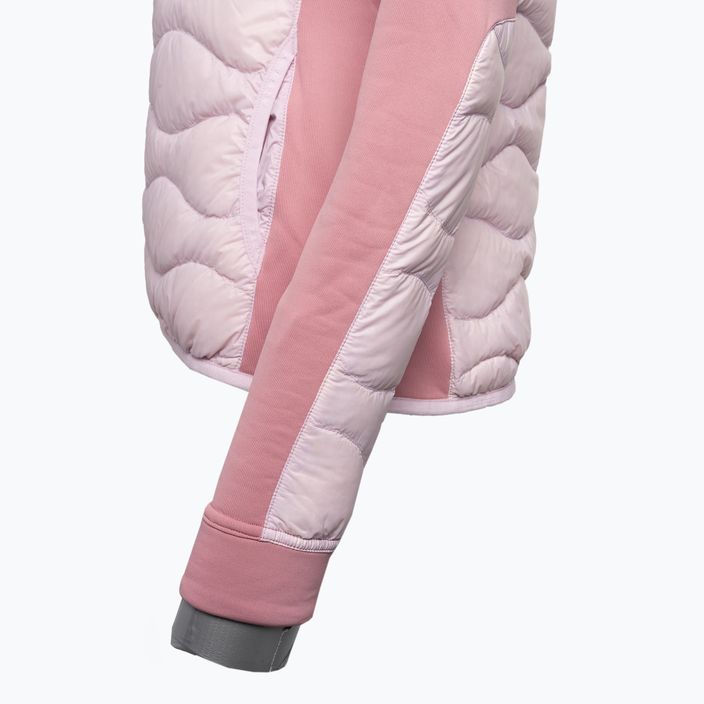 Jachetă cu glugă hibridă Peak Performance Helium Down Hybrid Hood pentru femei roz G77848130 5