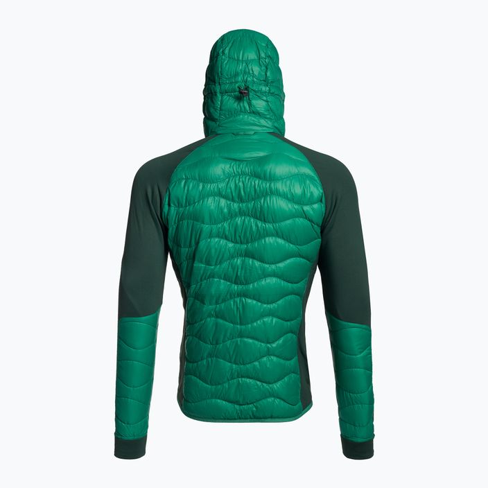 Jachetă bărbătească Peak Performance Helium Down Hybrid Hood Jacket Verde G77855130 2