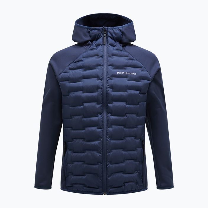 Jachetă bărbătească Peak Performance Argon Hybrid Hood cu glugă Pine Blue Shadow pentru bărbați