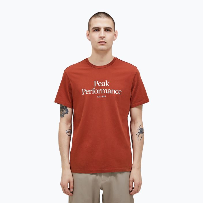 Tricou pentru bărbați Peak Performance Original Tee spiced