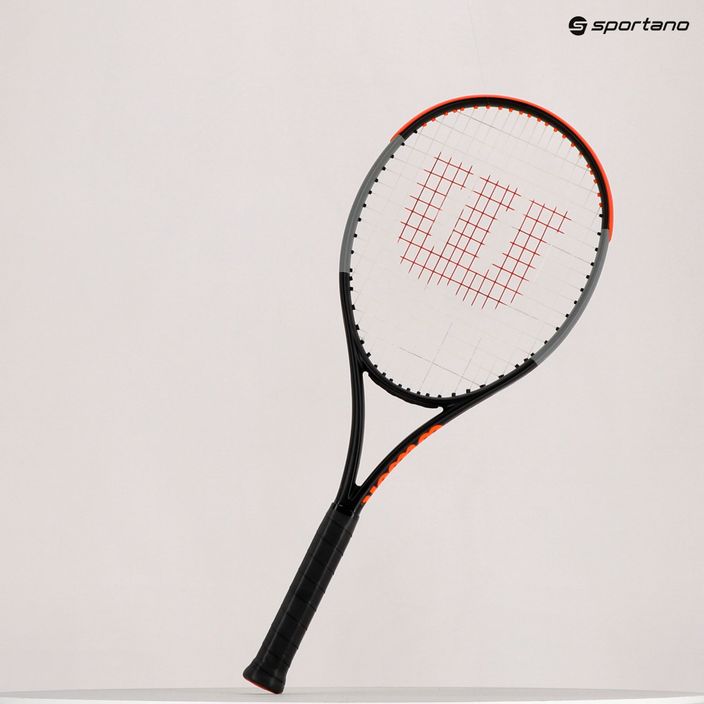 Rachetă de tenis Wilson Burn 100Ls V4.0 negru și portocaliu WR044910U 8
