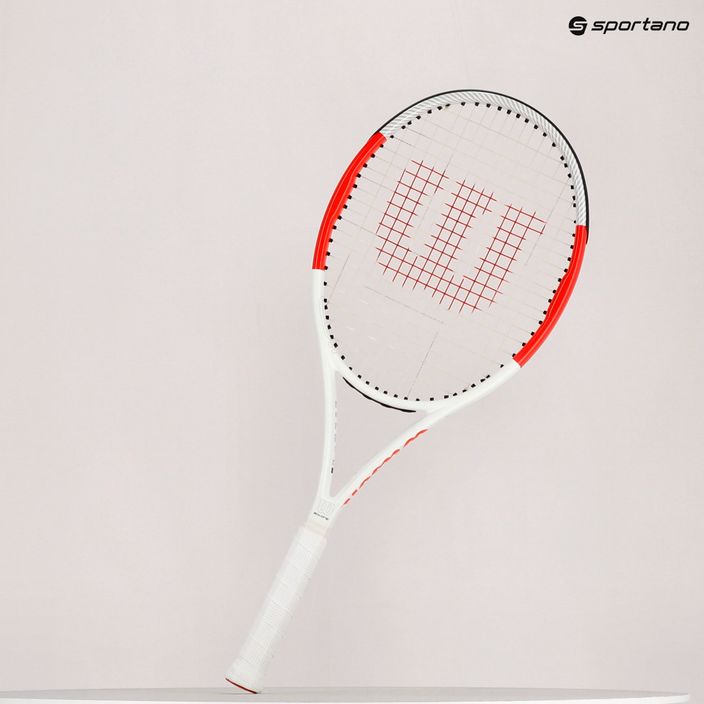 Rachetă de tenis Wilson Six.One Lite 102 CVR roșu și alb WRT73660U 8