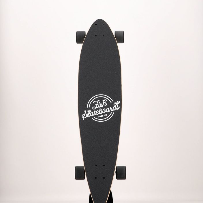 Fish Skateboards Pixie longboard albastru LONG-PIX-SIL-BLA 9