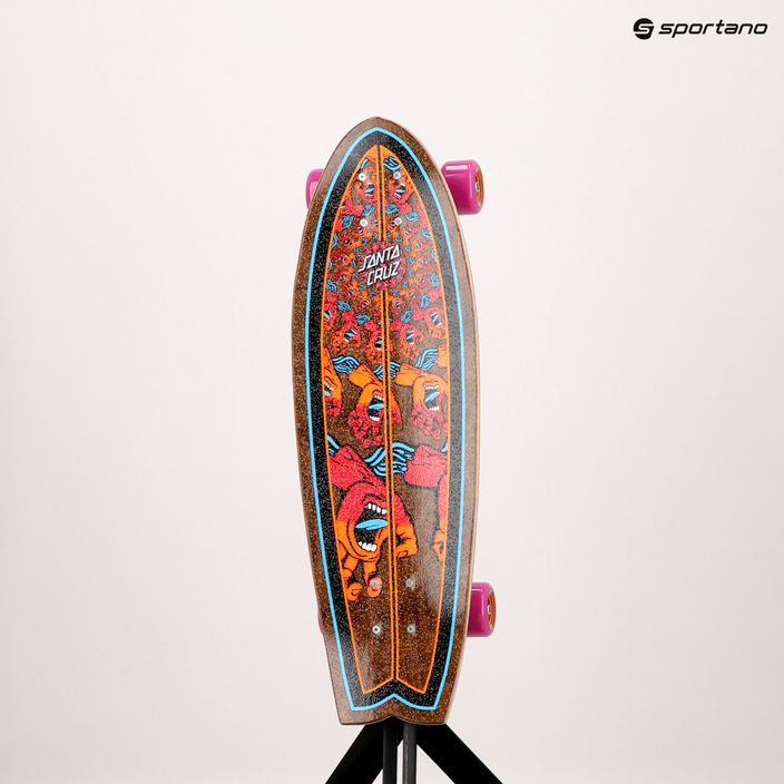 Cruiser skateboard Santa Cruz Cruzer Cruzer Mandala Hand Shark 8.8 maro 124573 11