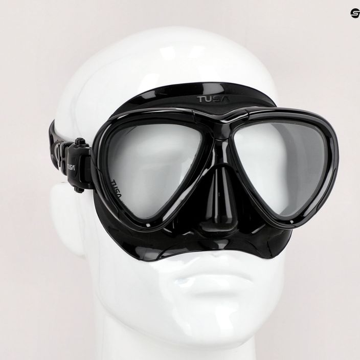 Mască de înot TUSA Intega Mask, negru, M-2004 6