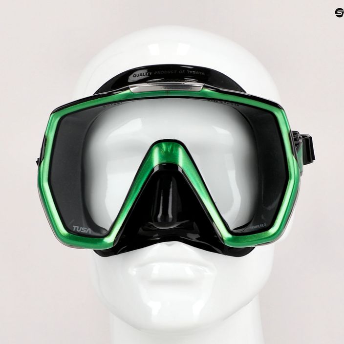 Mască de înot TUSA Freedom Hd Mask, verde, M-1001 7