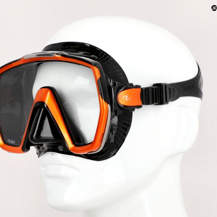 Mască de înot TUSA Freedom Hd Mask, portocaliu, M-1001 7